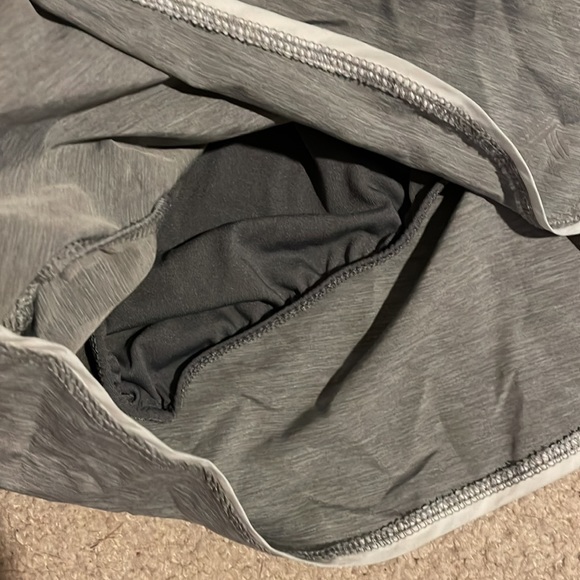 RBX Dri Grey and White Performance Shorts - Picture 5 of 8